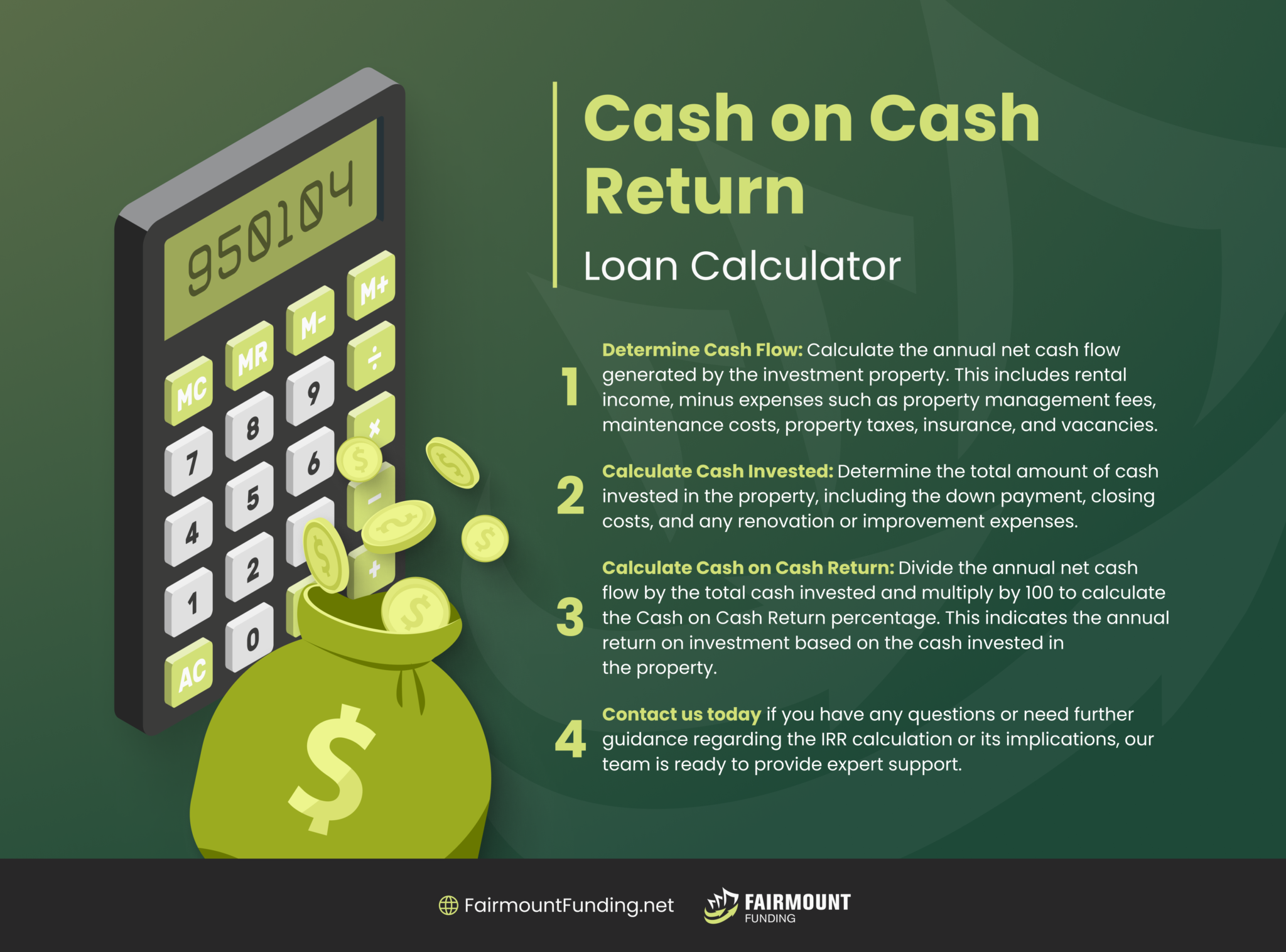 cash on cash return calculator