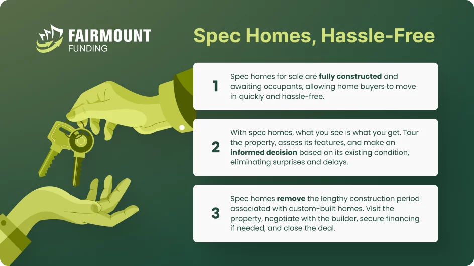 spec homes for sale hassle free fairmount funding