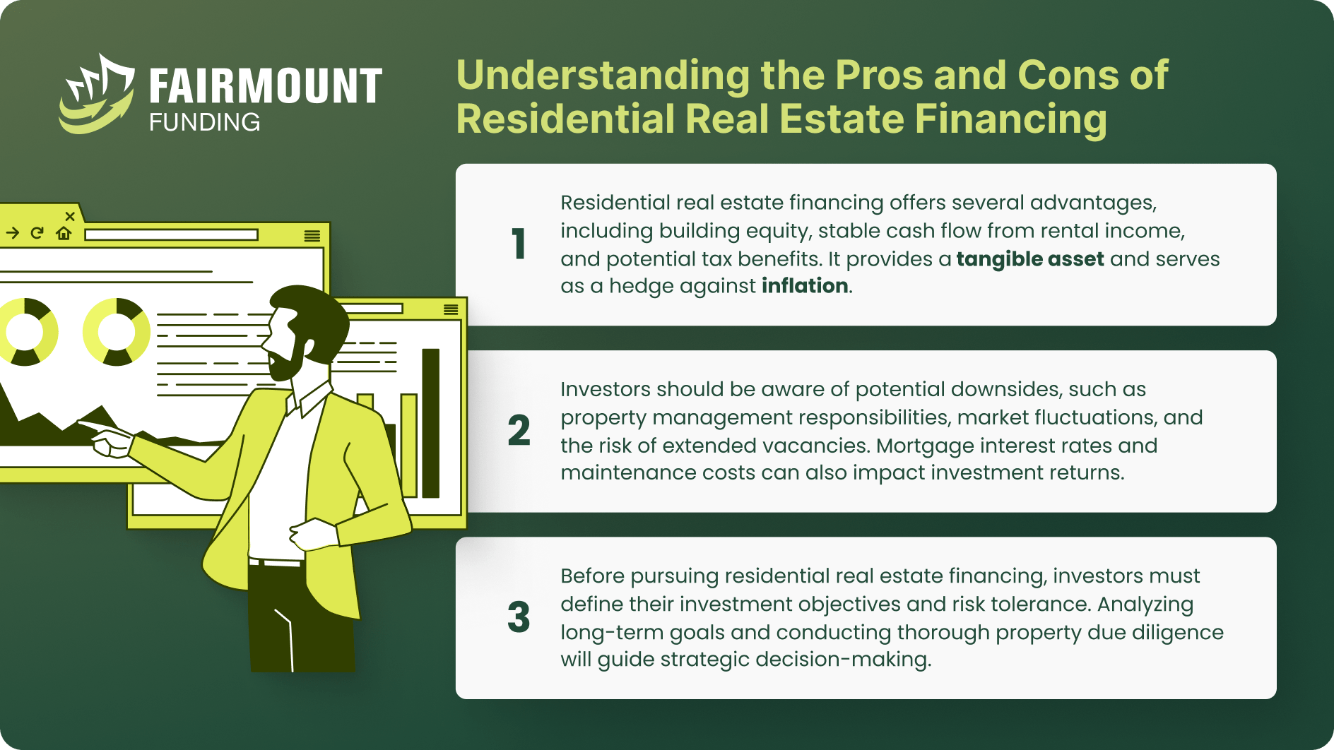 understanding the pros and cons of residential real estate financing