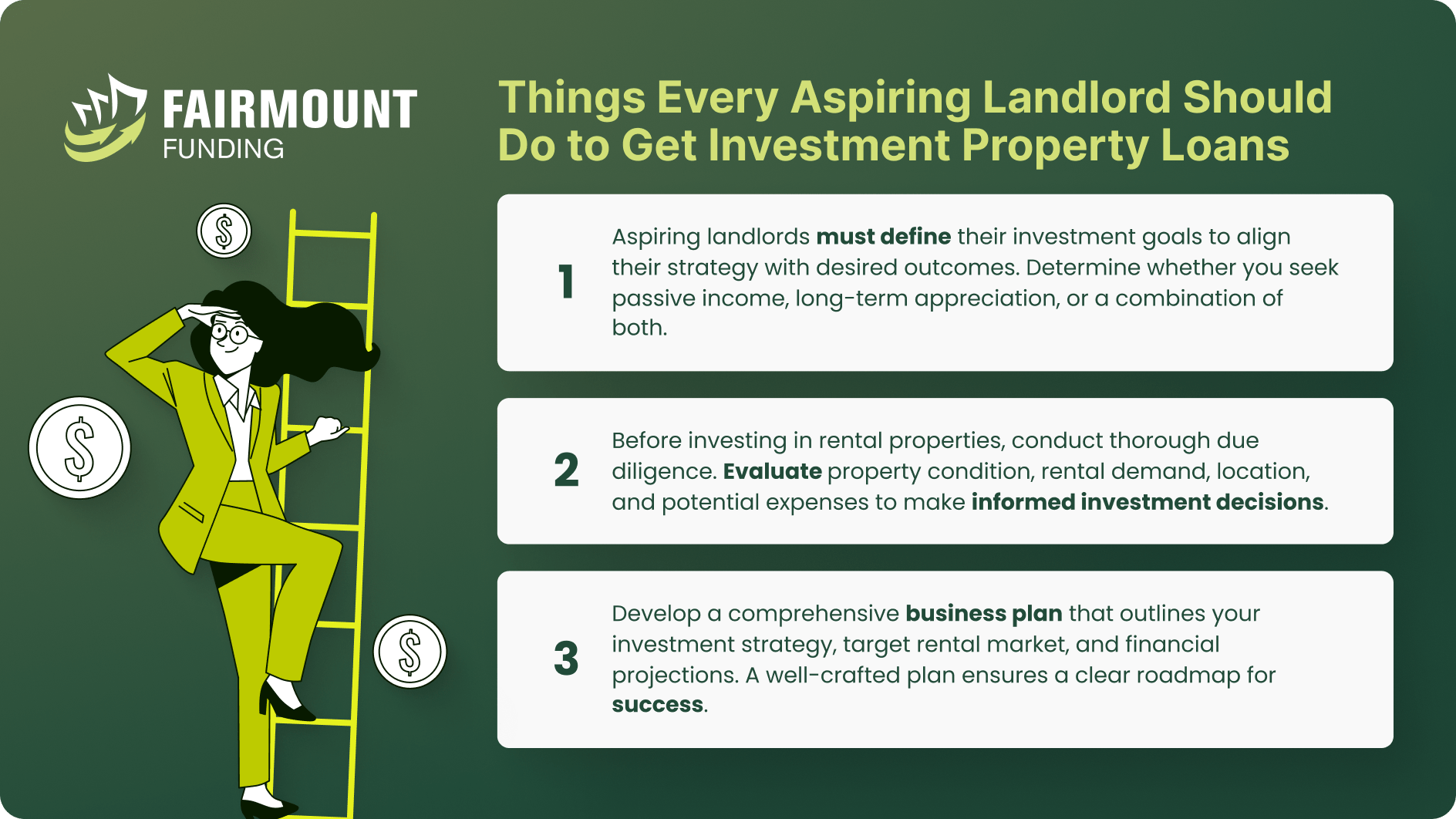 6 things every aspiring landlord should do to get investment property loans