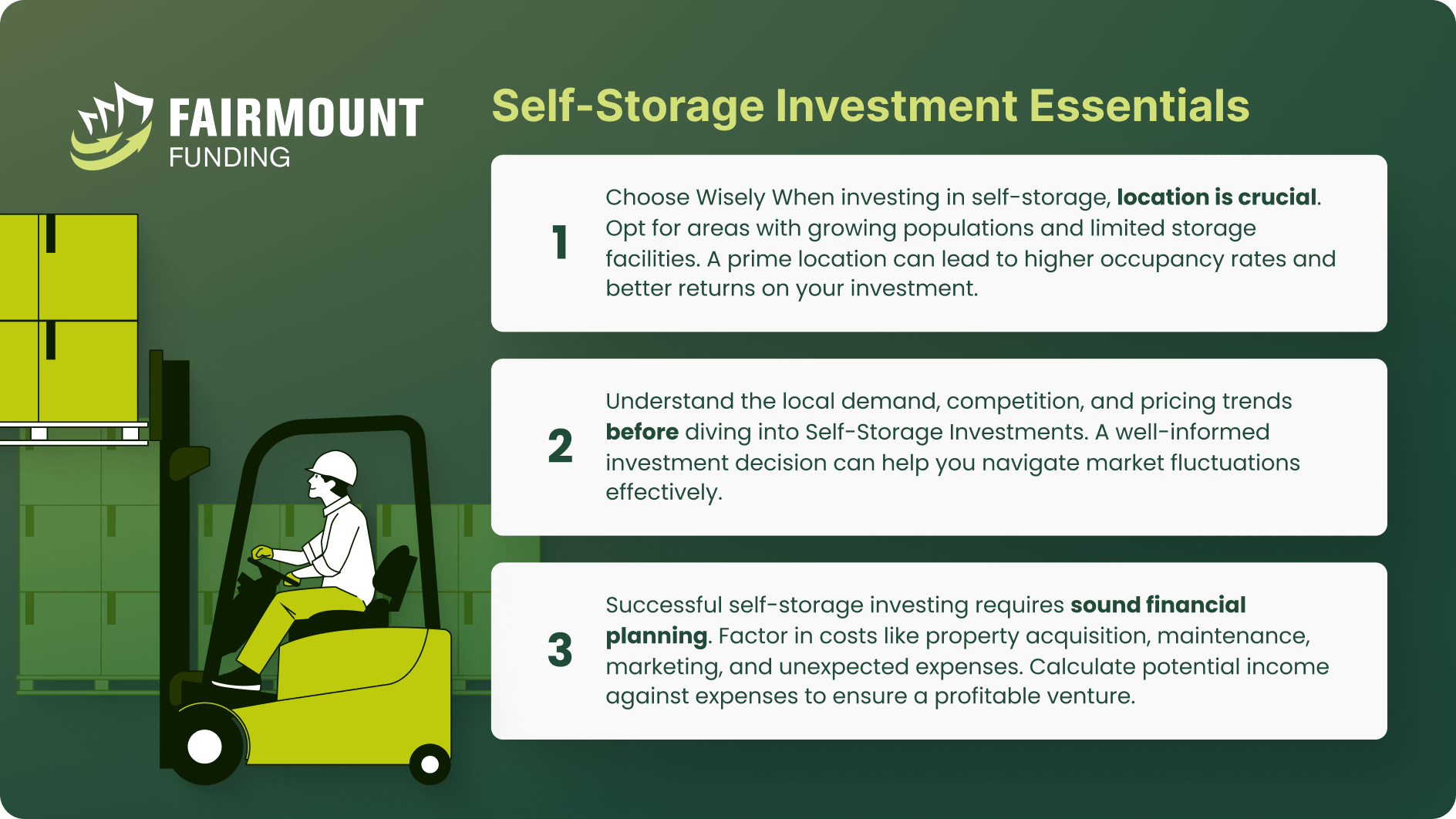 self storage investments 8 things to know before investing