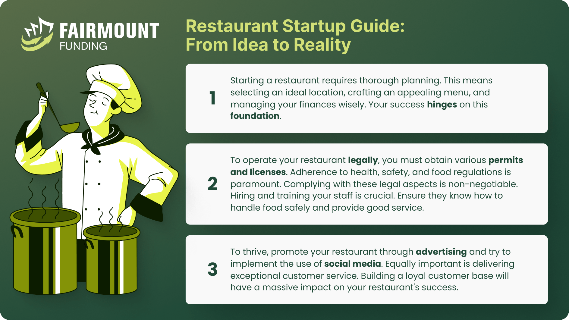 9 steps you can follow when starting a restaurant
